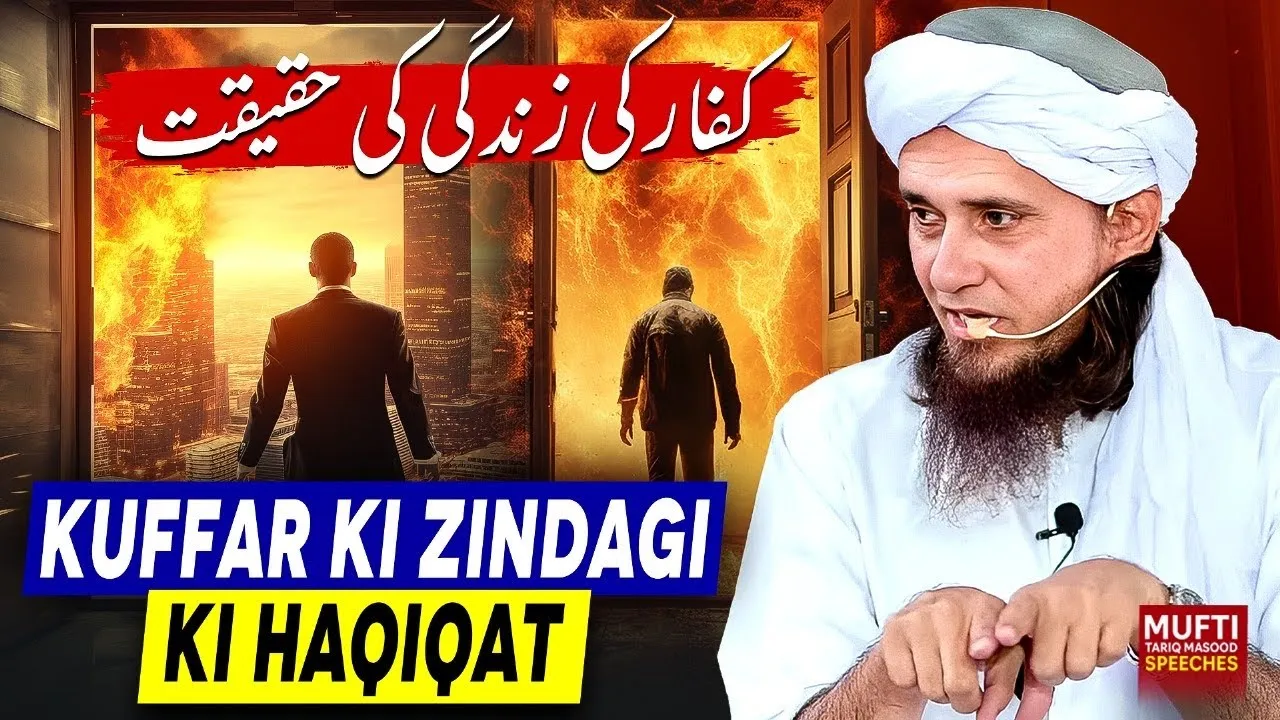 Kuffar Ki Zindagi Ki Haqiqat | Mufti Tariq Masood Speeches
